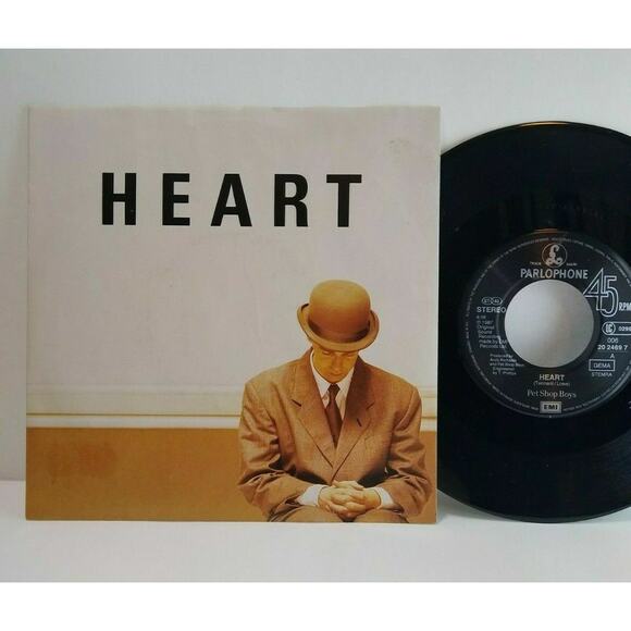 Pet Shop Boys Heart 7" Vinyl Record Synth-Pop Electro Import 1988 Neil Cover - Picture 1 of 5
